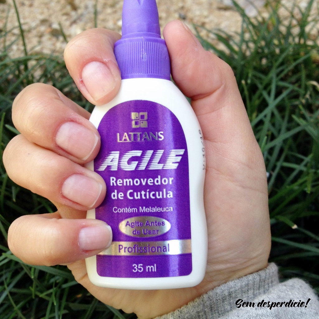 Creme Removedor de Cutículas Profissional Agile 35ml (com óleo de melaleuca) Não Amarela N...