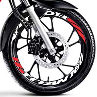 Adesivo Roda Honda Titan 160 DUAS CORES Grande Alta Qualidade