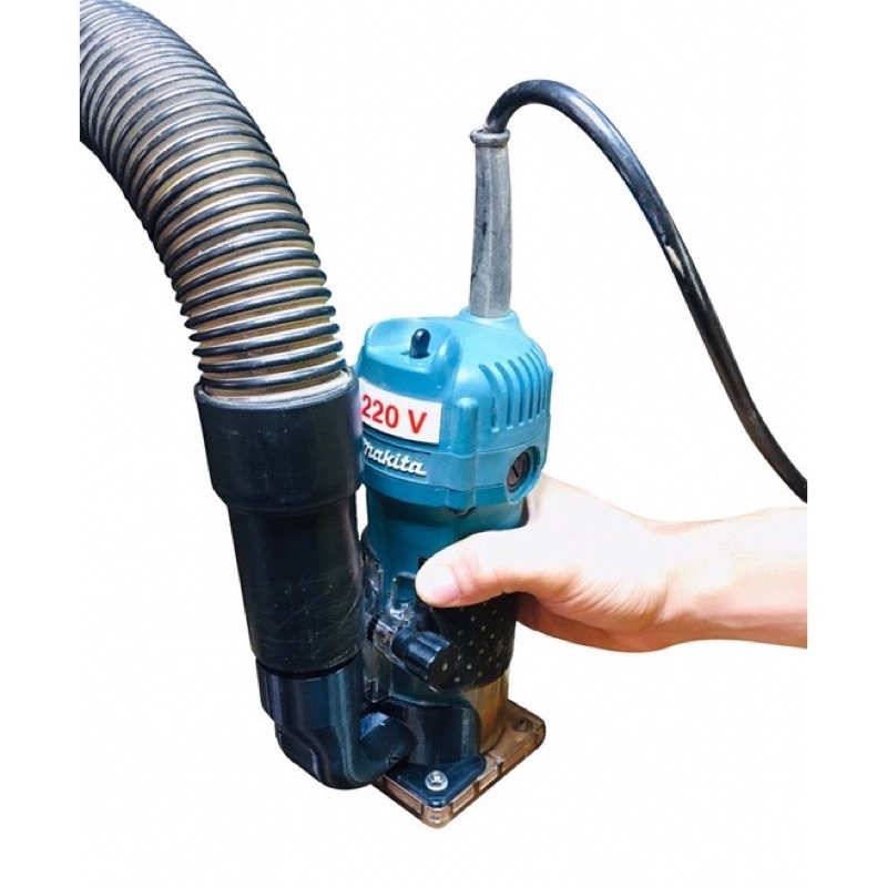 Coletor de pó para tupia manual Makita 3700 / Marcenaria / poeira / usinagem / fresa