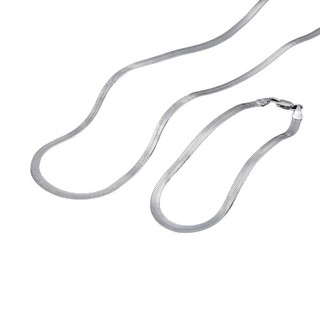 Colar Laminado + Pulseira 4mm de Aço Inoxidável 316L em Oferta na Shopee
