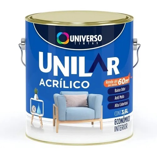 Tinta Acrílica Unilar 3,6L - Branco