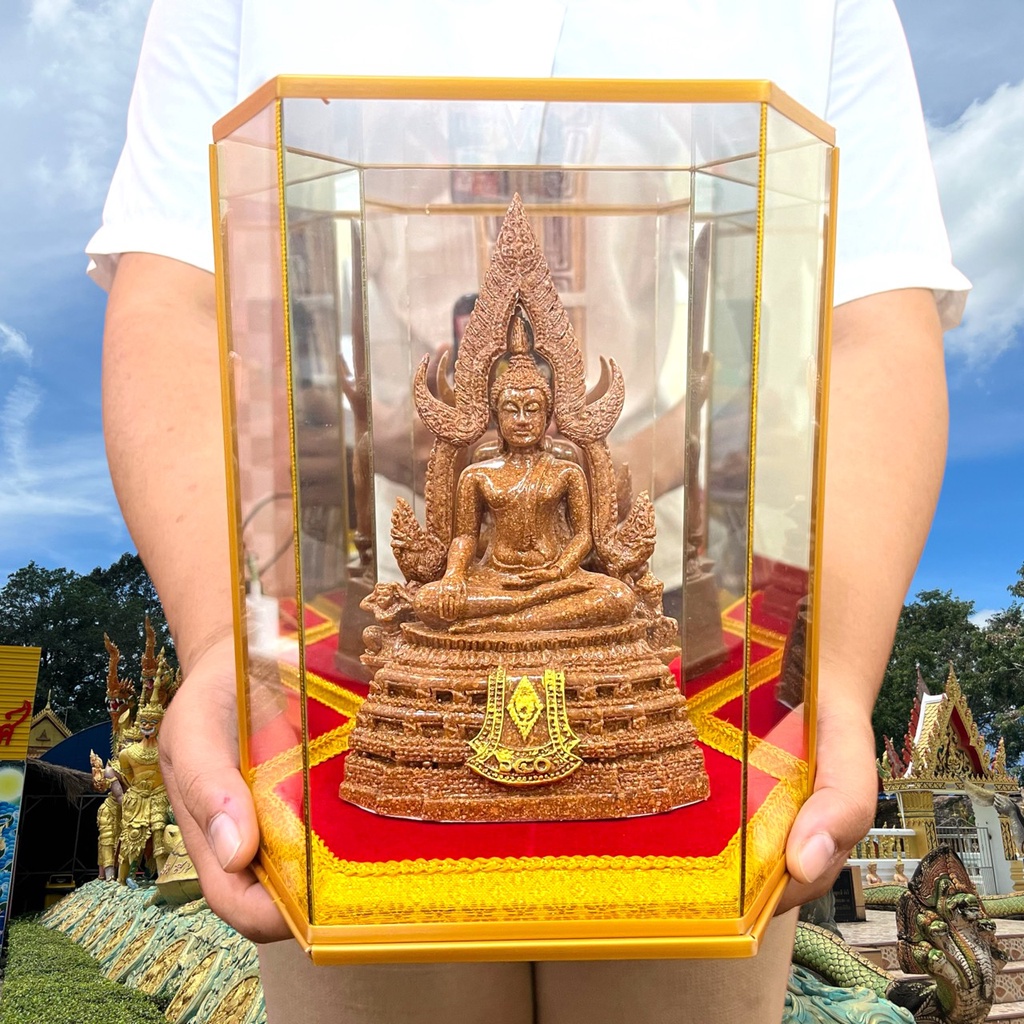 รูปสินค้า พระพุทธชินราช เนื้อเรซิ่น พร้อมตู้กระจก