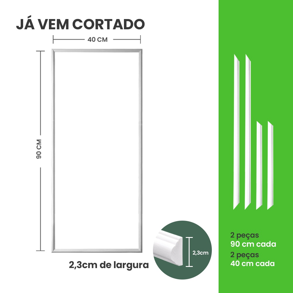 Roda Meio Boiserie Autocolante Kit Cortado P/ Parede em Oferta na Shopee