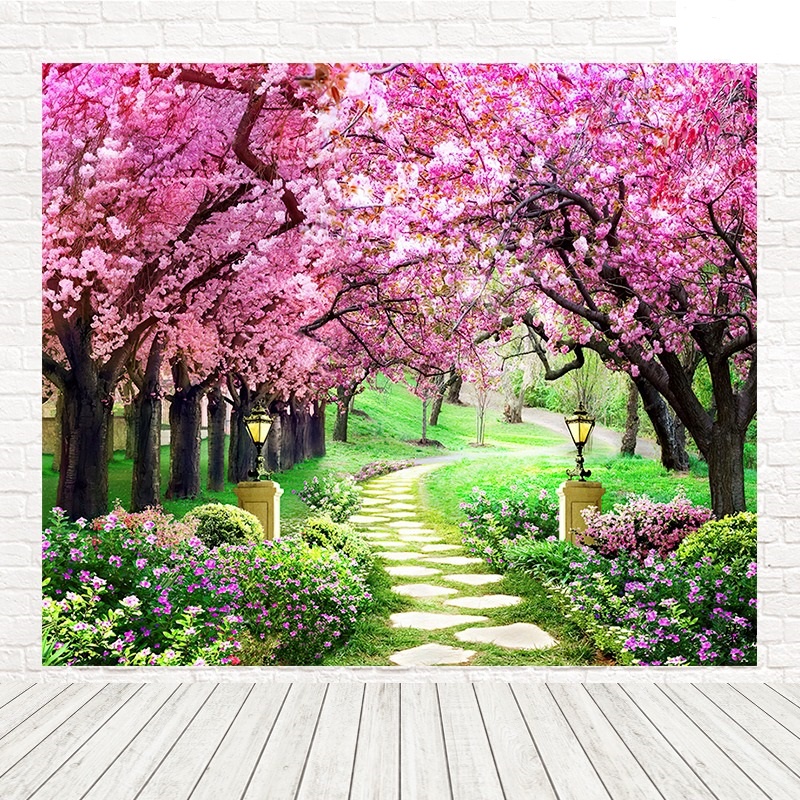 Painel Retangular Sublimado Jardim 2,00x1,50 FRT-2259 em Oferta na Shopee