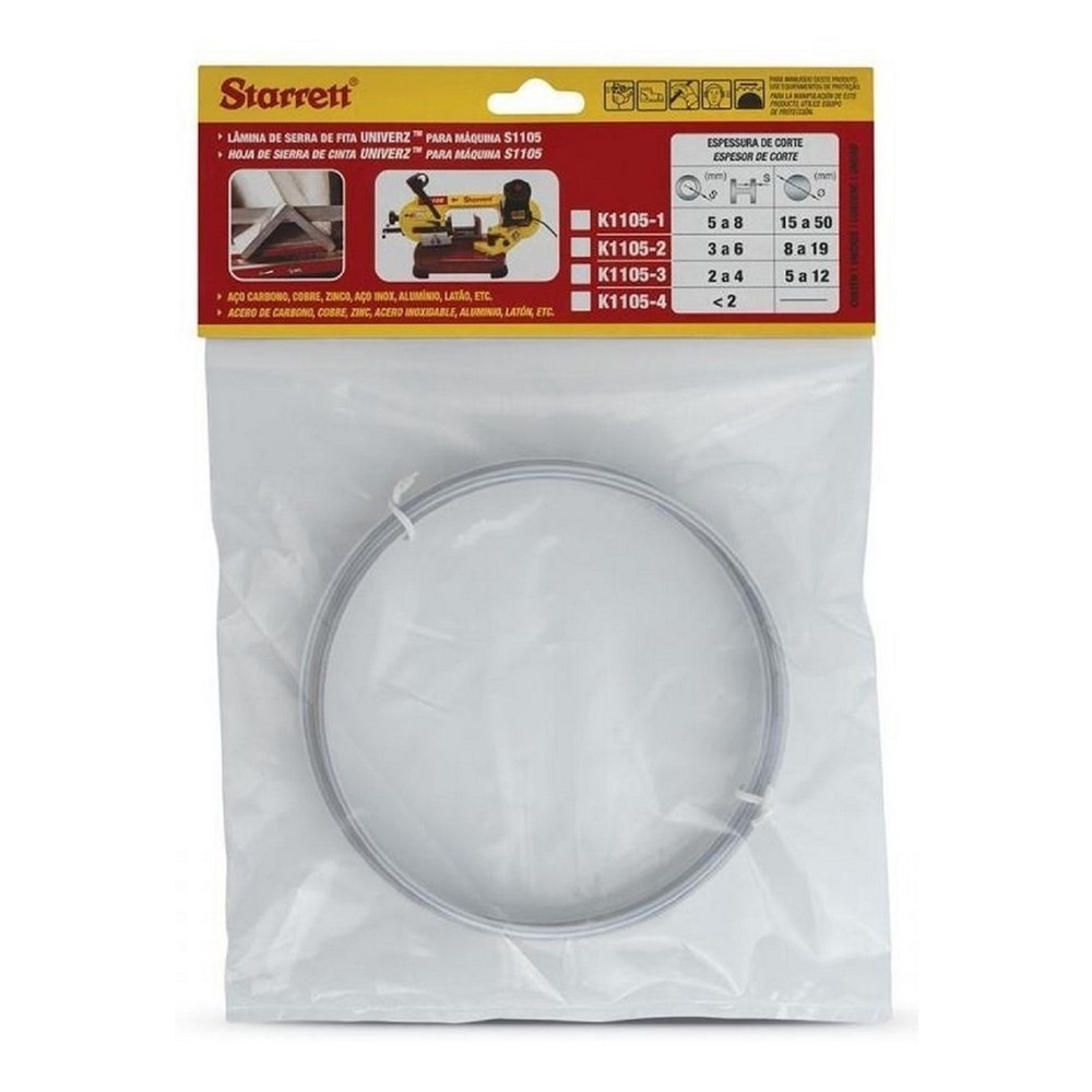 SERRA FITA 13MM X 10-14Z X ESP.0,50MM BI-METAL UNIVERZ 1,33M STARRETT K1105-2 em Oferta na Shopee