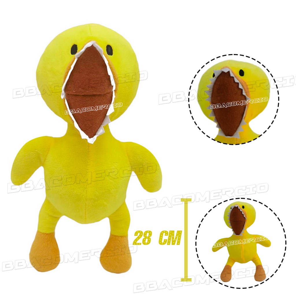 Pelúcia Rainbow Friends Roblox Monstro Yellow Duck Amarelo