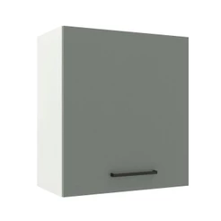Armário de Cozinha Aéreo 60 cm 1 Porta Branco/Cinza Agata Madesa