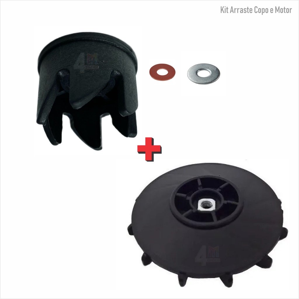 Kit Arraste Copo e Motor Compatível Electrolux Cuisine