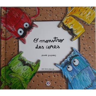 Livro O Monstro das Cores Pop Up; Capa Dura