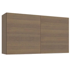 Armário Aéreo Madesa Stella 120 cm 2 Portas - Rustic