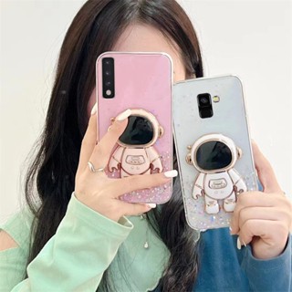 Samsung J6 A6 A6 A8 Plus A7 A9 2018 J8 2018 J4 J6 Estojo Brilhante Para Astronauta