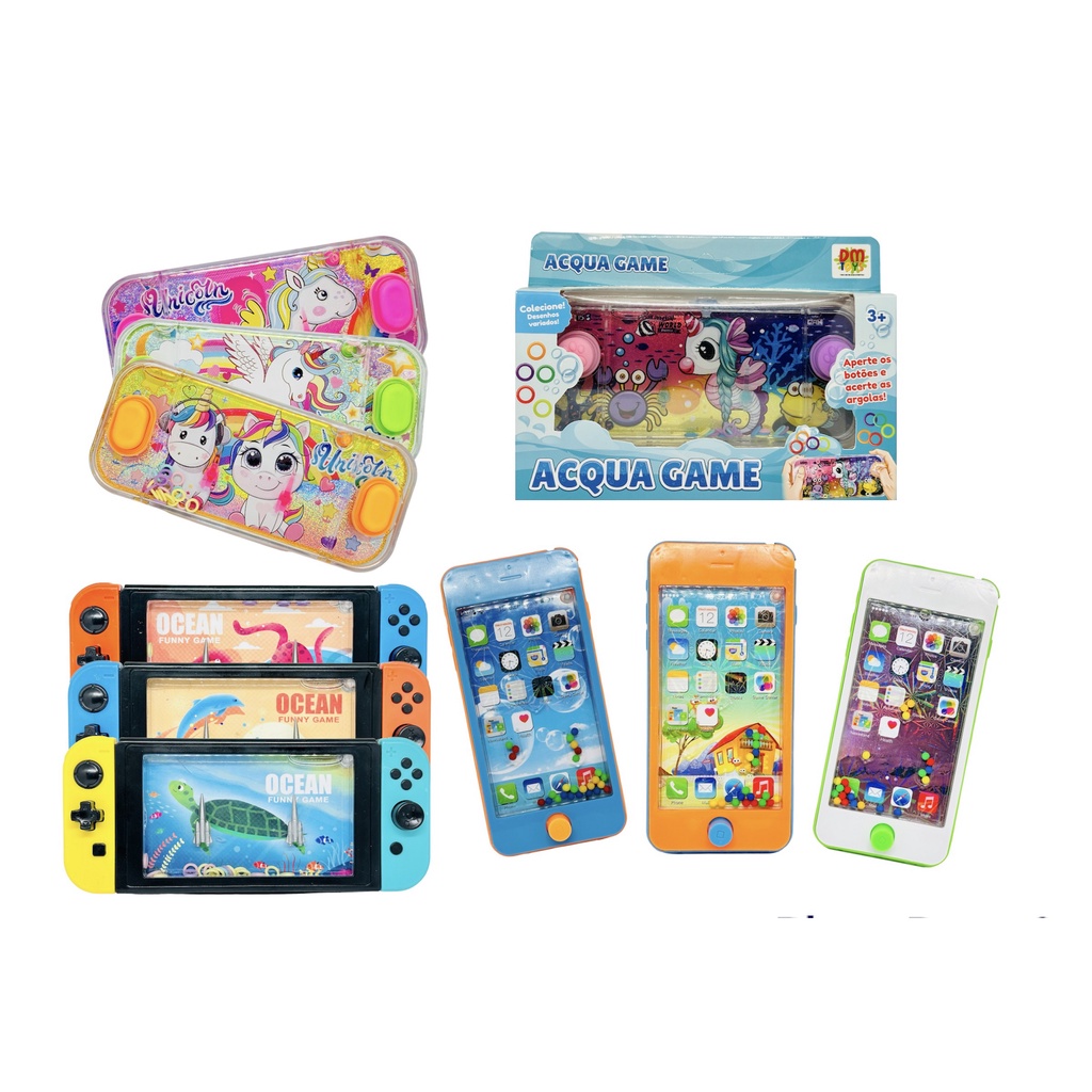 Jogo de argolas aquaplay mini game de água transparente top
