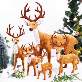 Natal Pelúcia Renas Alce Simulação De Elk Casa Presente De Ano Novo Decoração Infantil
