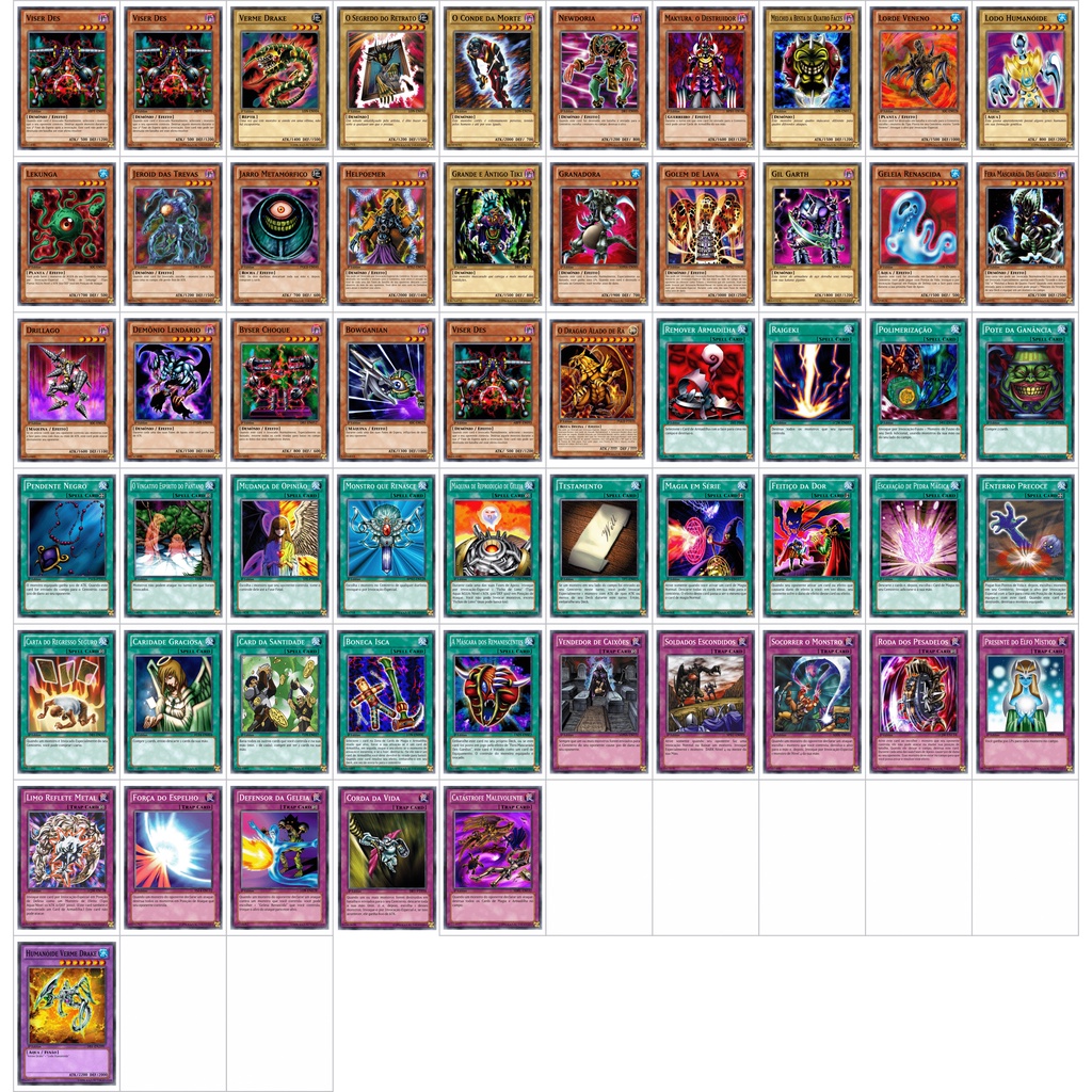 Cartas Yugioh - Deck Marik Batalha Da Cidade Tcg Ou Anime