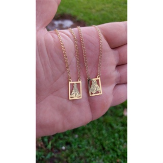 Escapulário Aparecida Folheado a Ouro 18k em Oferta na Shopee