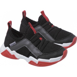 Tênis Infantil Menino Preto Calce Fácil Leve Macio Confortável Festa Casual Camin em Oferta na Shopee