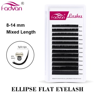 FADVAN Ellipse Cílios Planos Super Mink Black Extensão De Semipermanentes Ferramentas De Maquiagem Individual Muito Macias em Oferta na Shopee