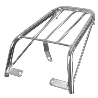 Bagageiro Sanção Tipo Churrasqueira Cromo Forte Compatível Com YBR 125 2000 a 2008