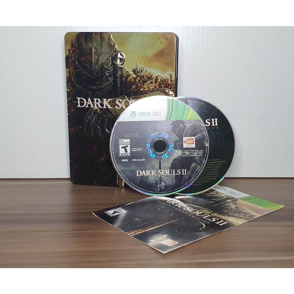 Jogo Dark Souls Ii Xbox 360 Edição Colecionador Steel Book Caixa Metalica