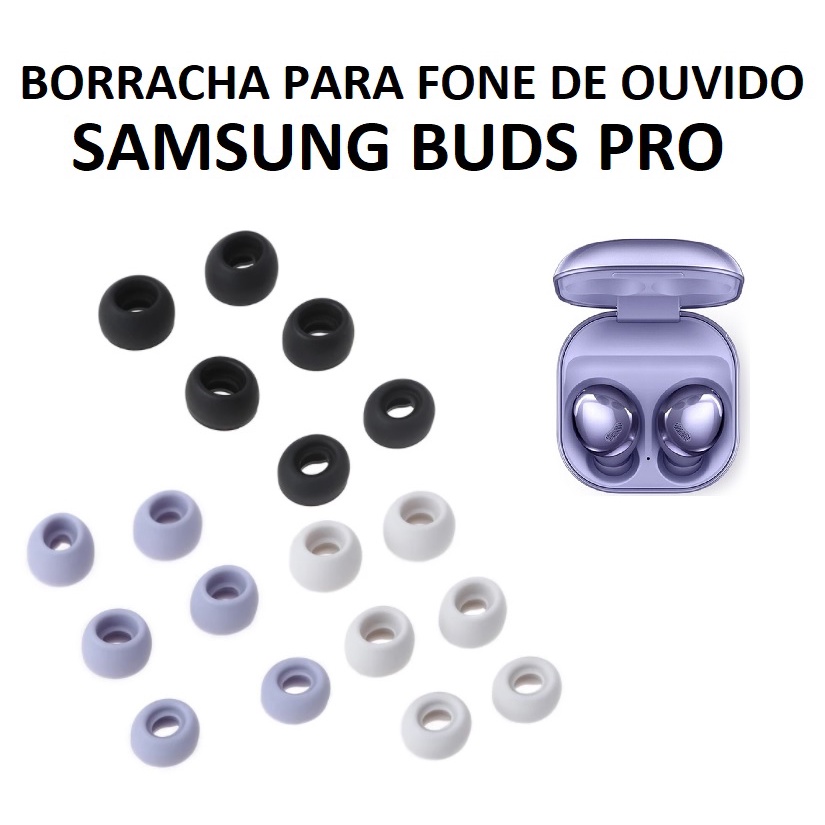 Borracha Borrachinha Ponta Fone Compatível Galaxy Buds Pro
