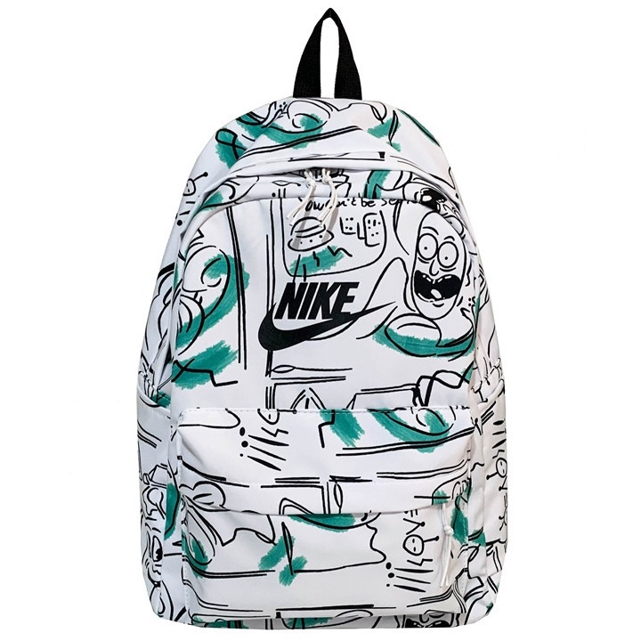 Mochila De Viagem Estilo Grafite Nike5280 Júnior Ensino Médio Estudante Feminino Confortável Bolsa Respirável