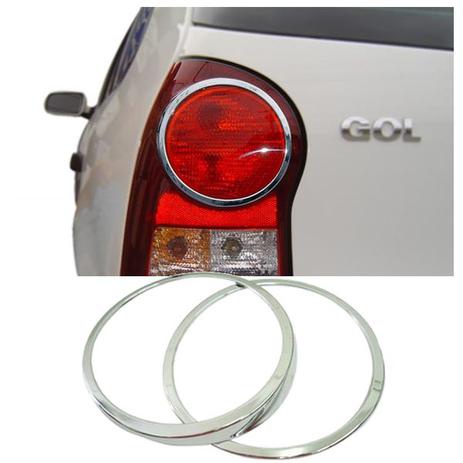 Aplique Cromado Lanterna Traseira Para Gol G4 2006 A 2013