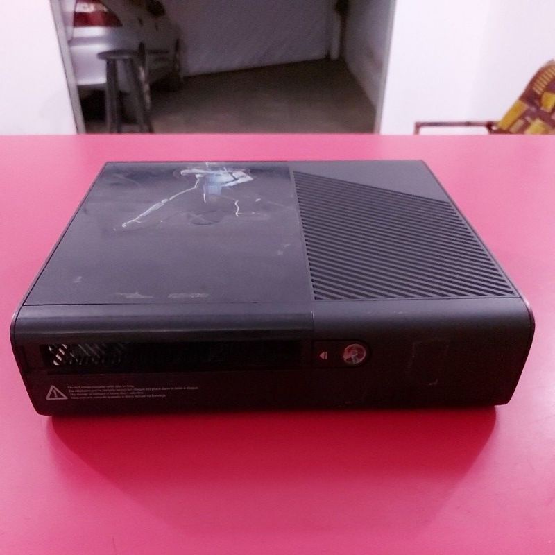 Carcaça Xbox 360 super Slim Preta Microsoft Original