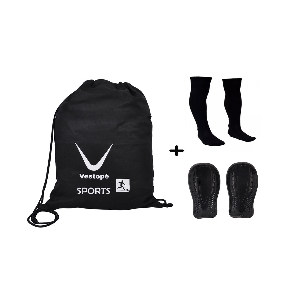 kit Bolsa  Meiao  Porta Chuteira Caneleira futebol Treino Esporte