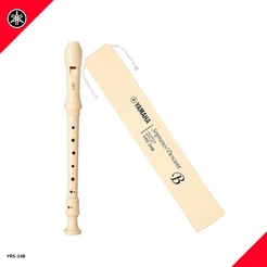 Flauta Doce Barroca Yamaha Yrs 24b Com Capa