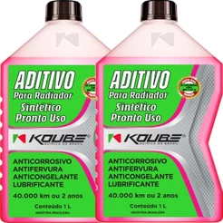 Aditivo Fluido Radiador Sintetico Pronto Uso Koube Rosa 2 L