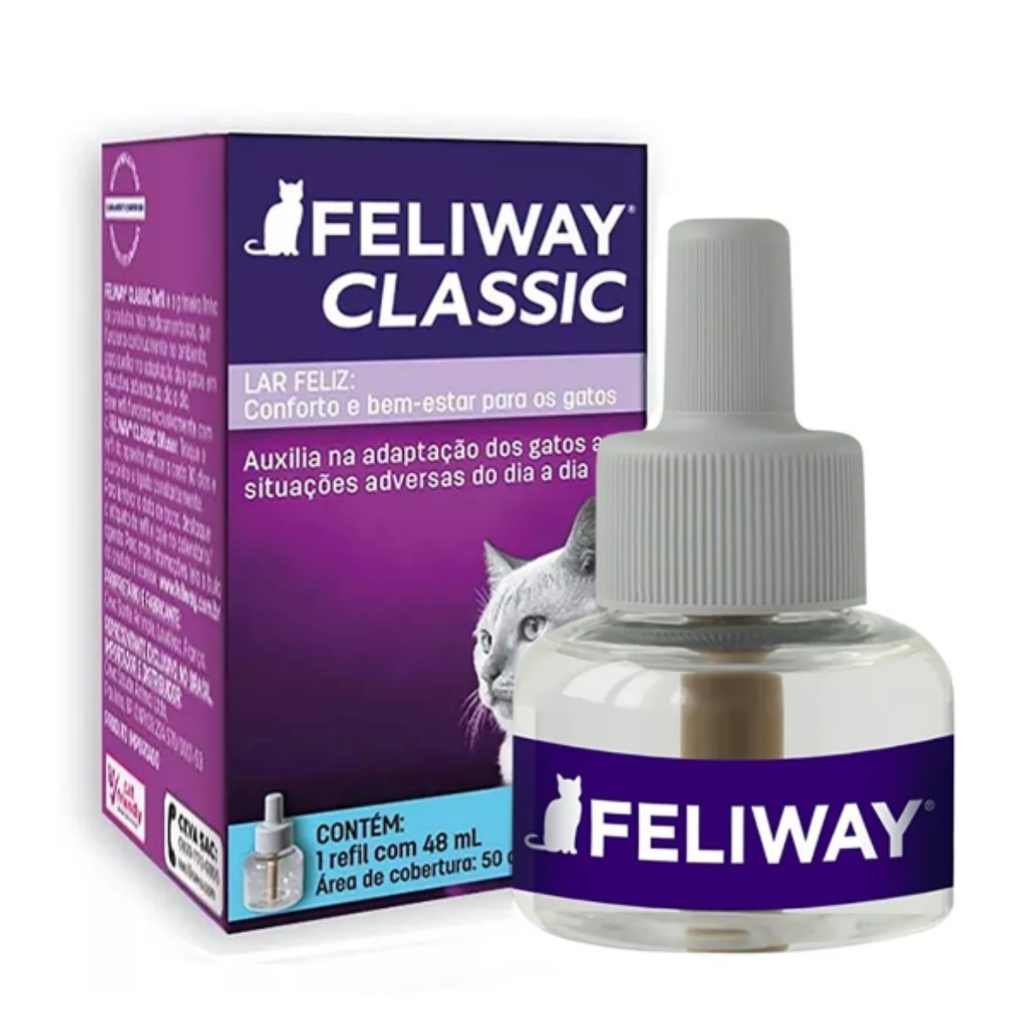 Feliway Classic Refil 48ml Ceva- Auxiliar Adaptação Gatos em Oferta na Shopee