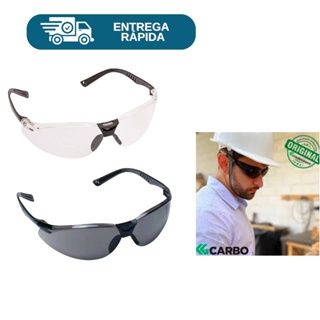 Óculos De Proteção Cayman Antirrisco Carbografite Segurança Epi Incolor e Cinza Para Engenheiro em Oferta na Shopee