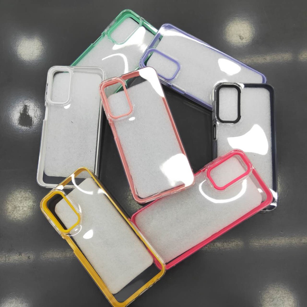 Capa Case Transparente 3 em 1 GALAXY M13/M23/S20 FE/S21 FE/S23 FE Capinha Protetora Silicone Aveludada