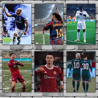 Placas Decorativas Quadros Jogadores Europa 16 a 30 - Futebol
