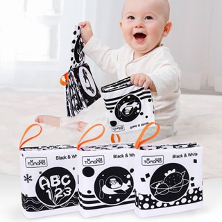 Brinquedos Infantis Livro Flexível Preto E Branco Com Sensor Alto Contraste Para Educação Inicial De Bebê/Brinquedo 3D Pode Ser Derrustado