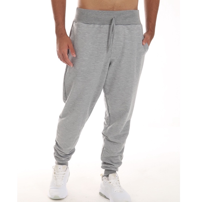 Promoção Calça Jogger em Moletom Masculina Casual Esporte Academia com Bolso na Frente