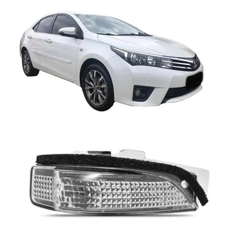 Par Pisca Seta Do Retrovisor Toyota Corolla 2014 2015 2016 2017 2018 2019 LADO DIREITO PASSAGEIRO + ESQUERDO MOTORISTA