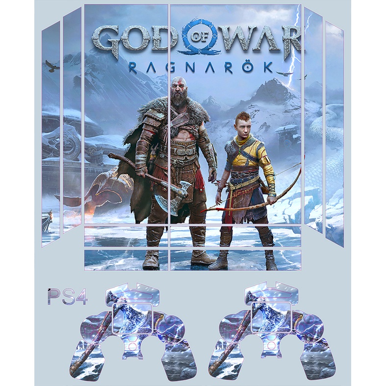Skin Adesiva PS4 Fat - God Of War Ragnarok