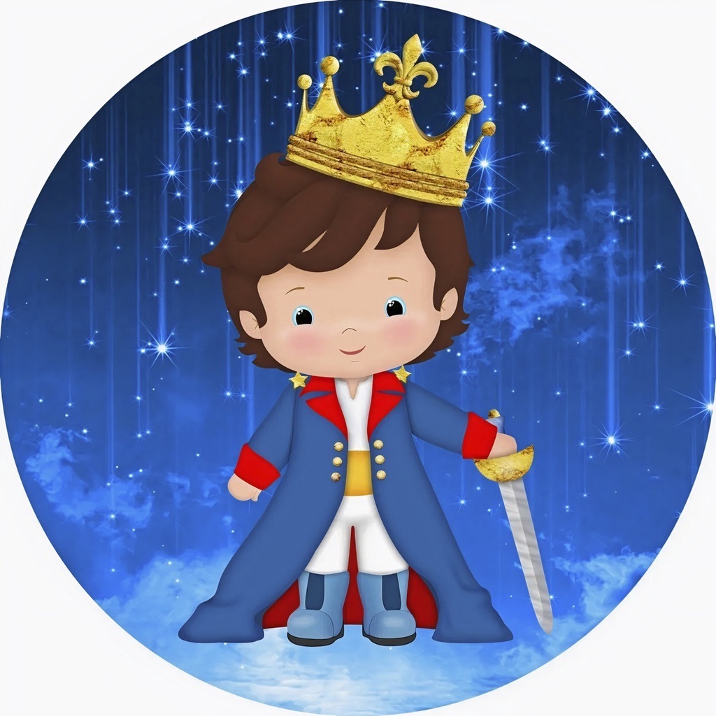 Painel Redondo Tema O Pequeno Príncipe em Tecido C/elástico em Oferta na Shopee