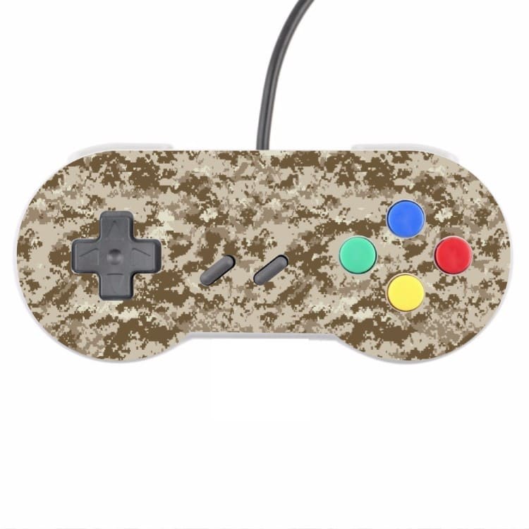 Skin Controle Snes Adesivo Nintendo Skin Pelicula Protetora Camo Digi Desert