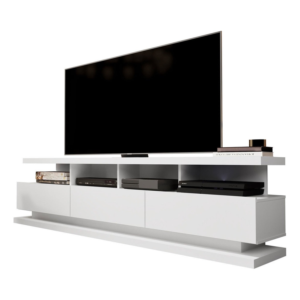 Rack Para Tv Vivare Branco - Germai | Shopee Brasil