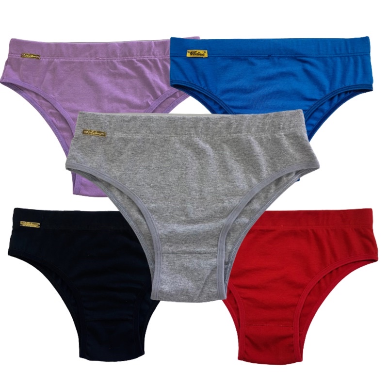 Kit 5 Calcinhas Mirela em Algodão Conforto Maternidade Baixa Compressão  Cintura Alta Compressão em Oferta na Shopee