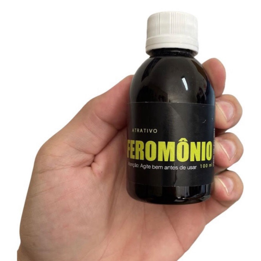 Essência para Pesca Feromonio Liquido 100ML Super Atrativo Natural Para Pesca P/ todos tipos de Peixes Varias Essências