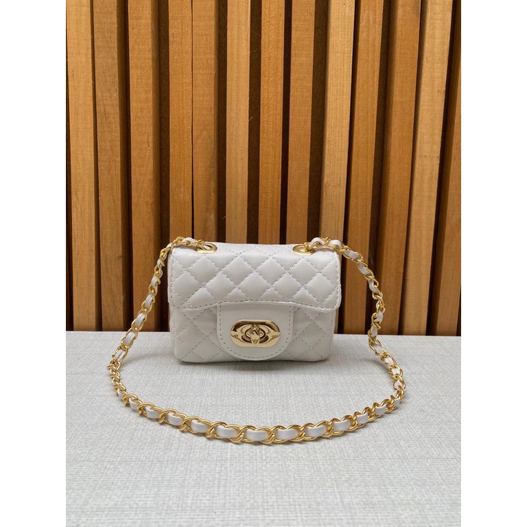 Mini Bag Bolsa Feminina Luxo Transversal Tiracolo Ombro Alça Corrente Cabe Celular | Envio Rápido
