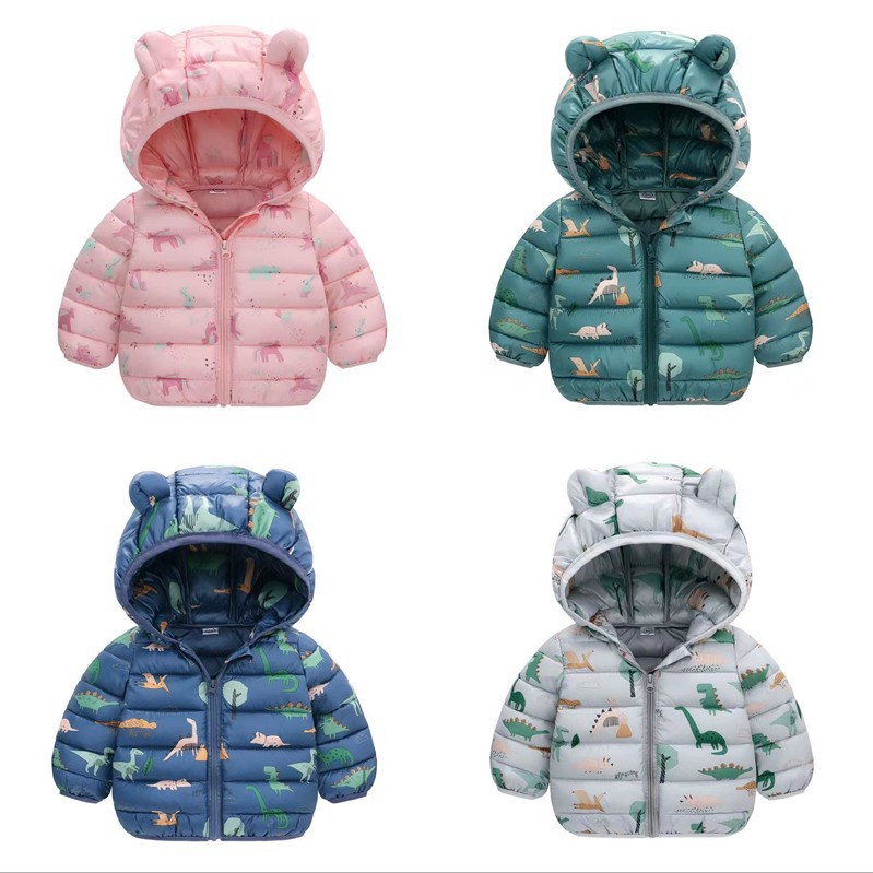 Moletom Infantil Unissex Com Capuz Fino E Quente Para Outono/Inverno De 1-5 Anos