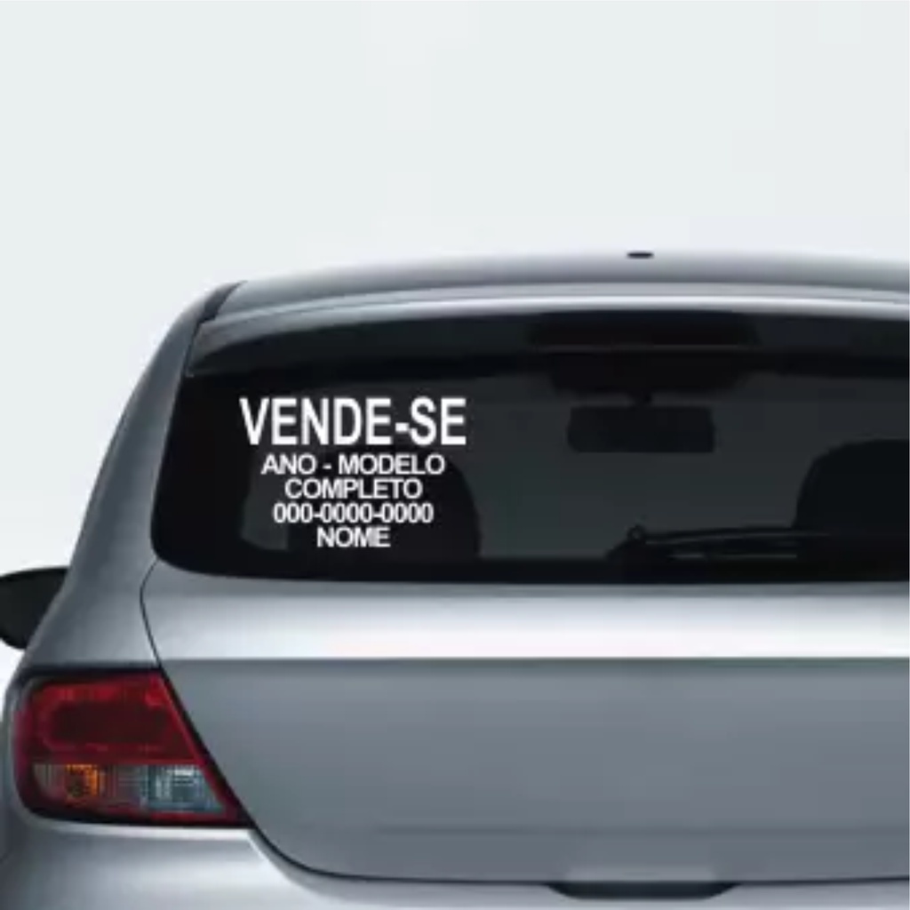 Adesivo Vende-se Personalizado