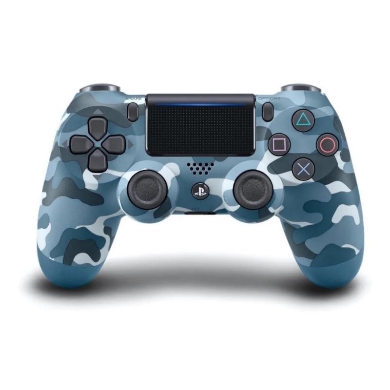 Controle Original PS4 Sem Fio - Camuflado Transparente Colorido Preto Branco