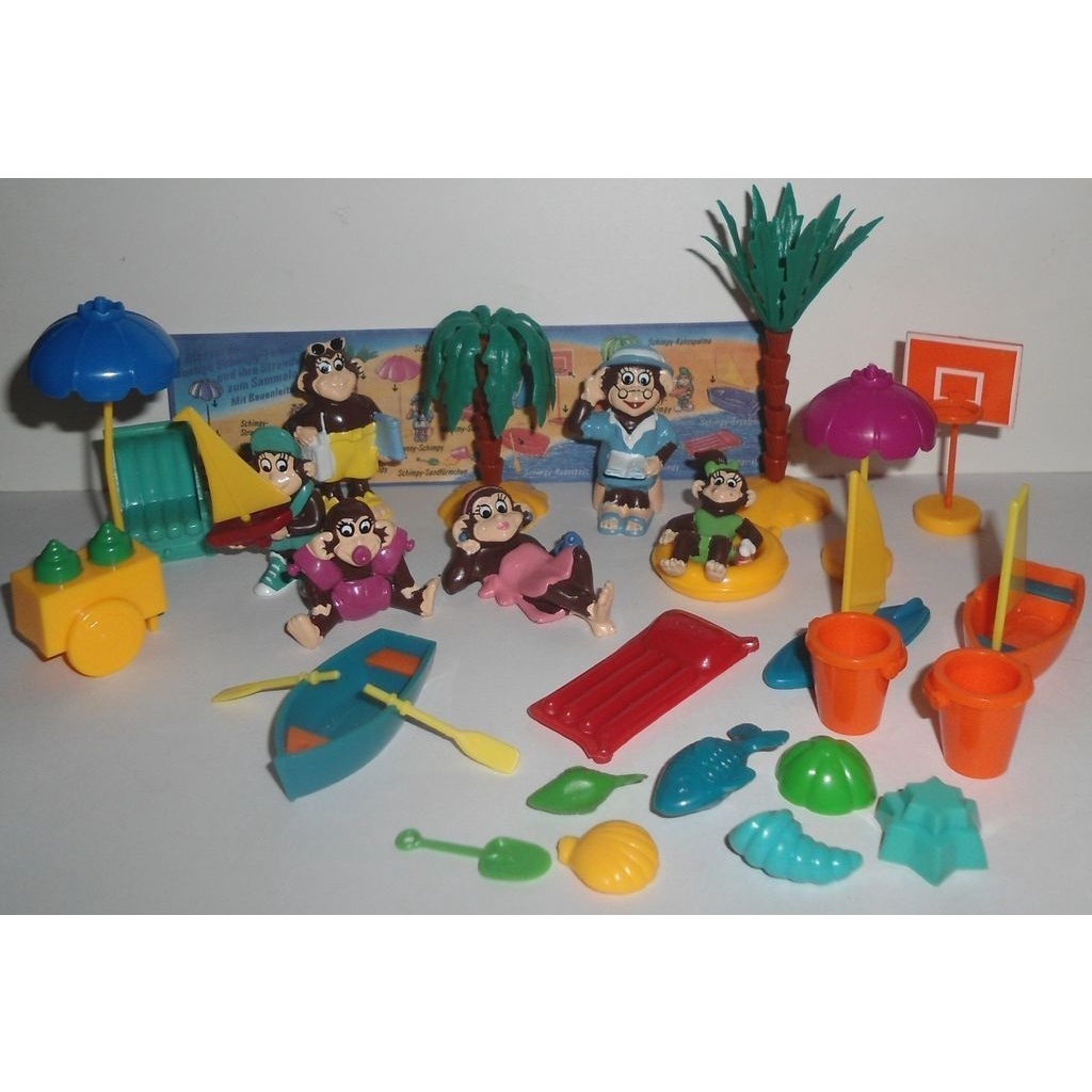 Kinder ovo - Coleção Completa - Lustige Schimpy Familie (Firma Bahlsen)