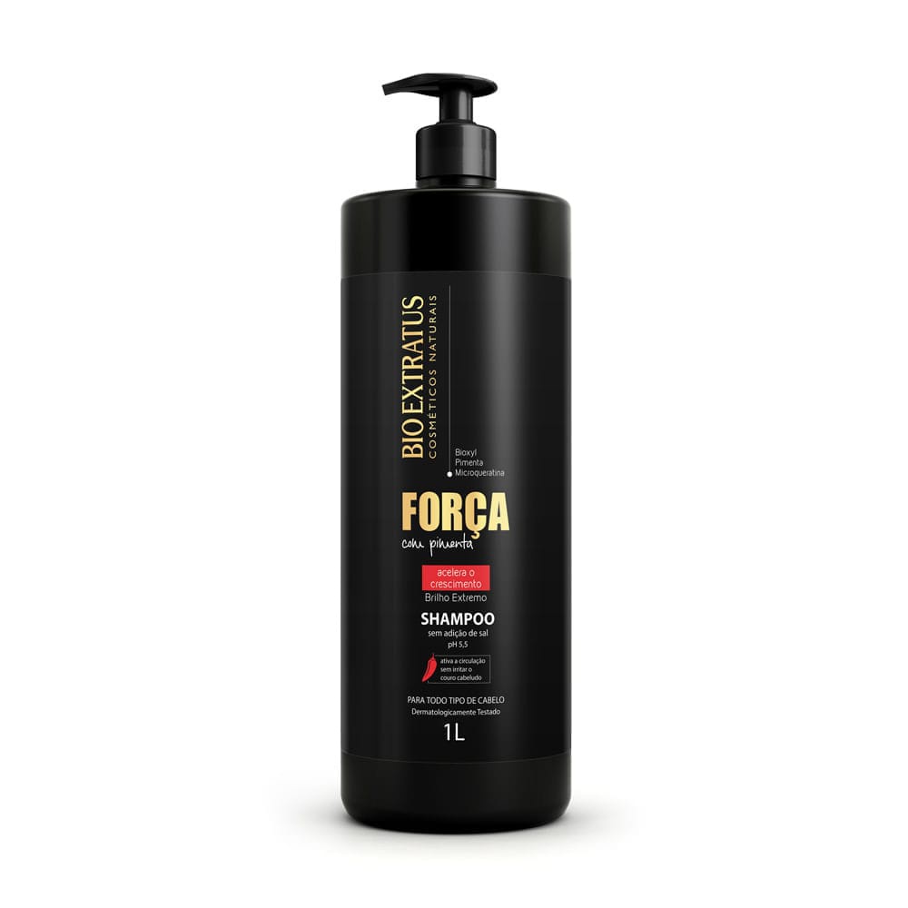 Shampoo Força com Pimenta 1L Bio Extratus em Oferta na Shopee