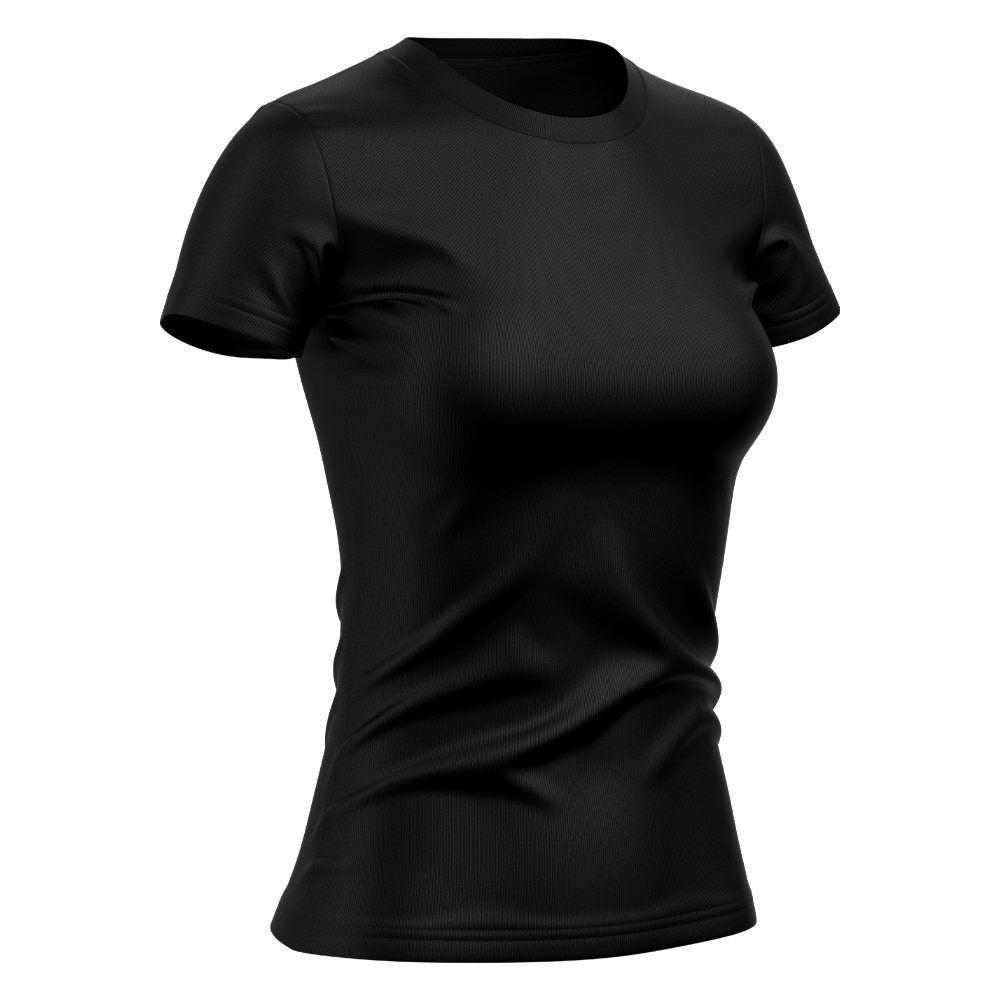 Camiseta Feminina Dry Fit Básica Lisa Proteção Solar UV Térmica Academia